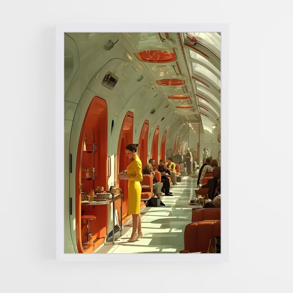 Poster La Salle des Réunions – affiche Espace rétro (vue 3)